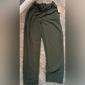 Olive Green Trouser Dress Pants